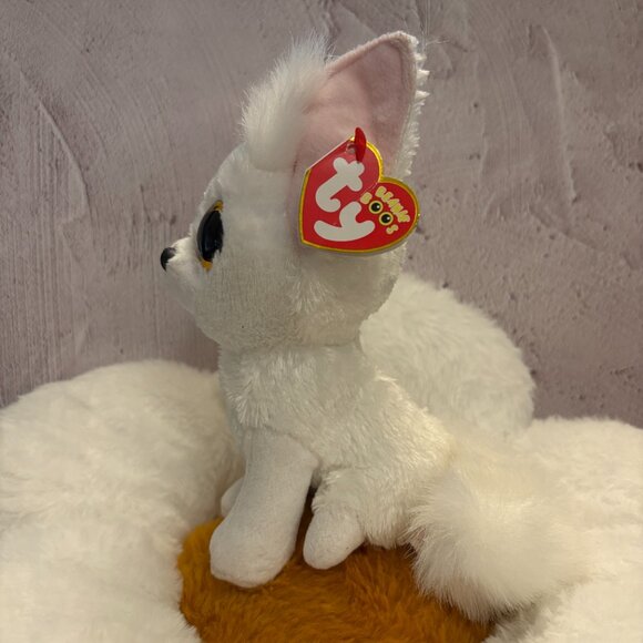Phoenix TY Beanie Boos White Fox 2021 Plush Stuffie (SKU: 247TO) - Picture 3 of 12